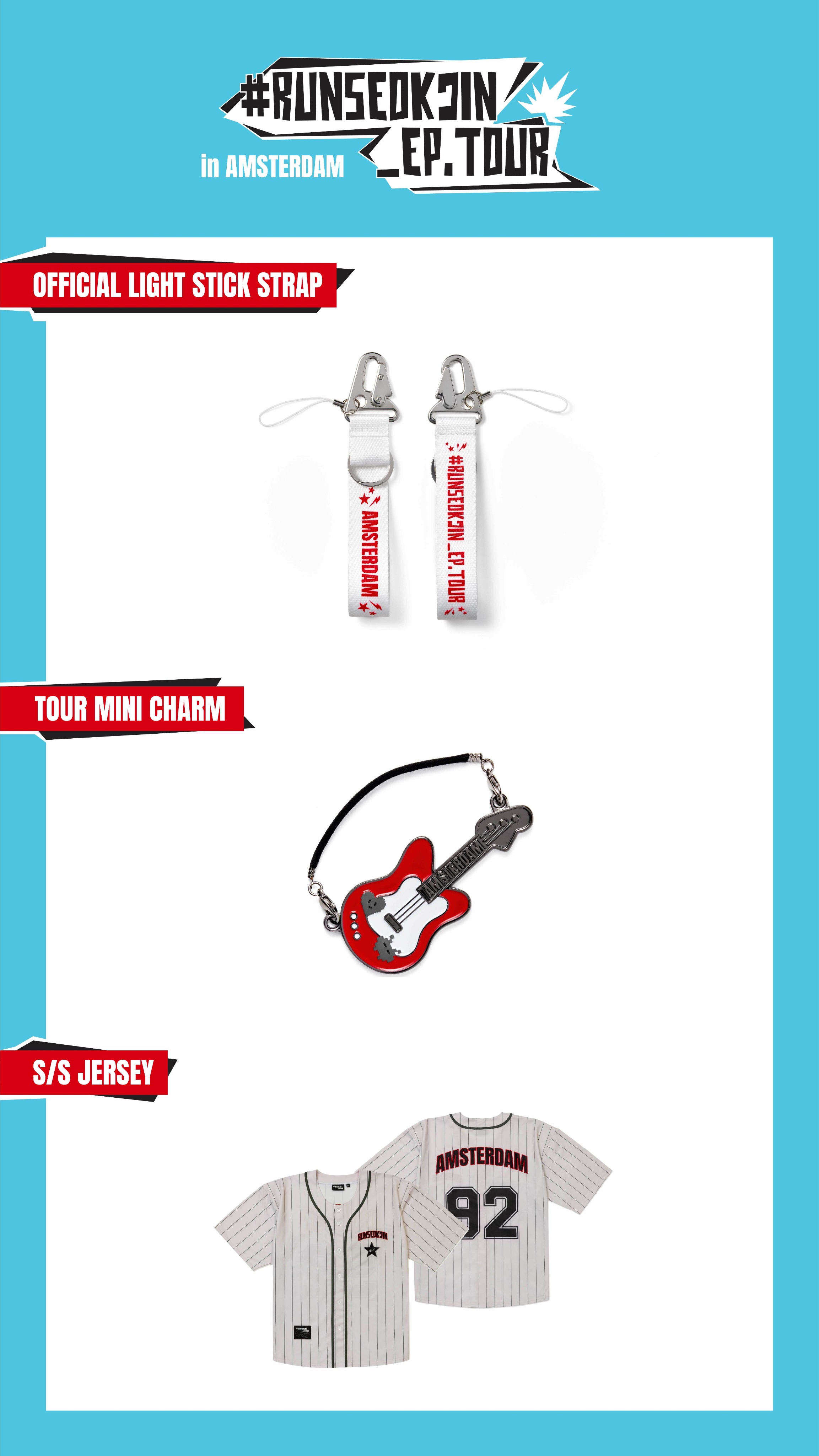 BTS JIN #RUNSEOKJIN_ep.TOUR アムステルダムチャーム BTS JIN - RUNSEOKJIN_EP.TOUR Official MD Tour Mini Charm