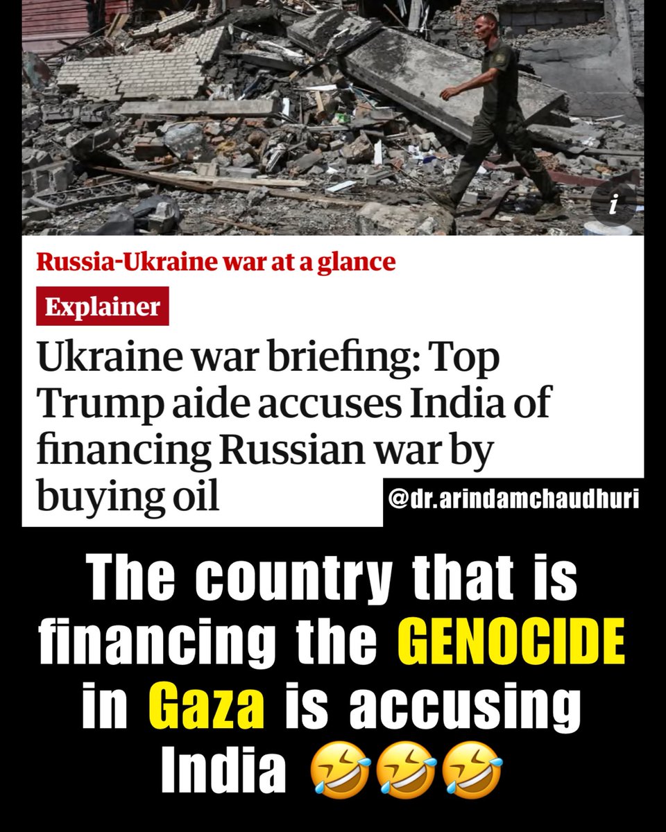 Dr. Arindam Chaudhuri (@drarindam_iipm) on Twitter photo #USA, has no right to tell #India to stop buying oil from #RUSSIA. Our decisions will be based on what is good for our economy— even if #Trump is correct that Indian economy is dying or in ICU. I do hope #Modi doesn’t give in to <a href="/realDonaldTrump/">Donald J. Trump</a> and agree to stop buying oil till #USA, has no right to tell #India to stop buying oil from #RUSSIA. Our decisions will be based on what is good for our economy— even if #Trump is correct that Indian economy is dying or in ICU. I do hope #Modi doesn’t give in to <a href="/realDonaldTrump/">Donald J. Trump</a> and agree to stop buying oil till