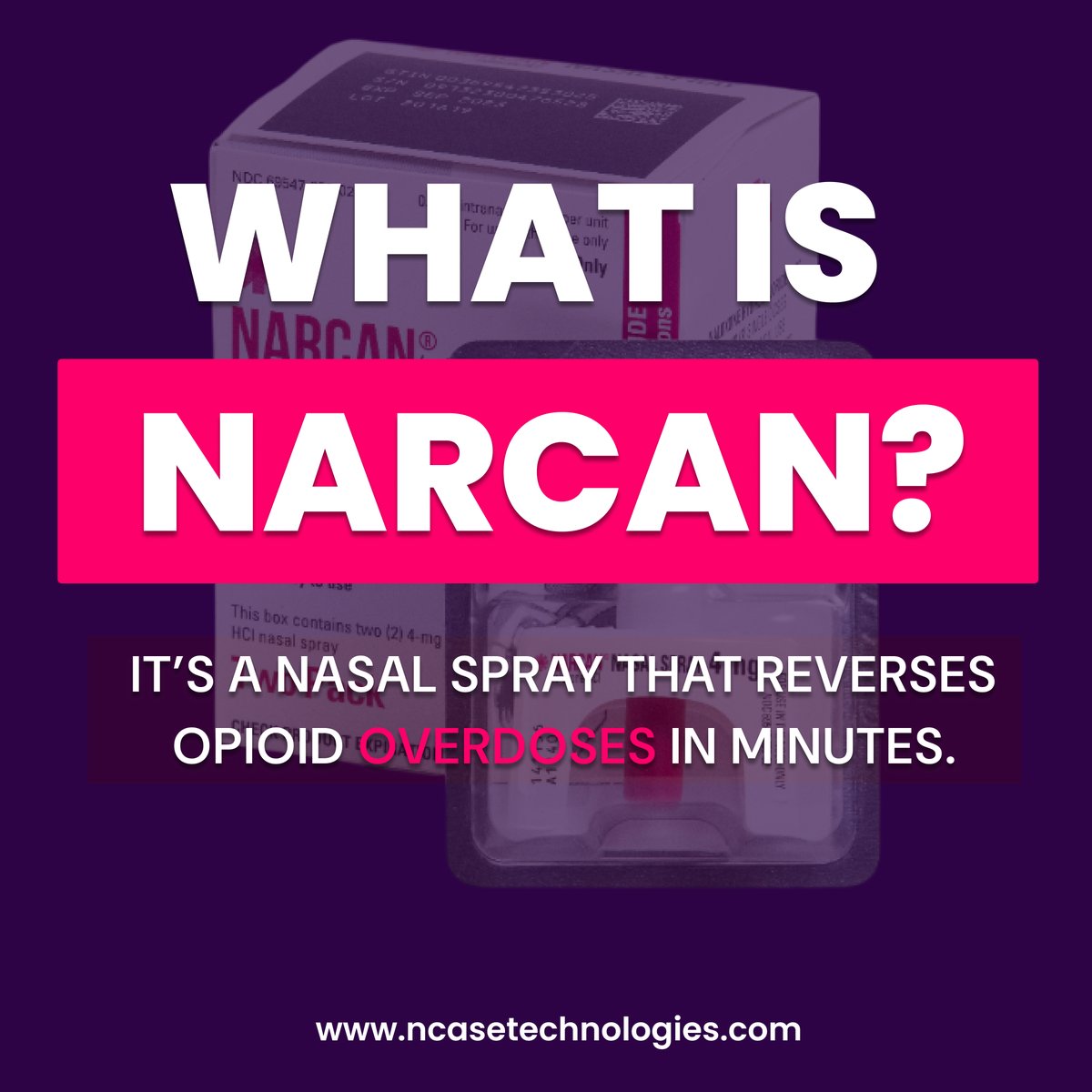 nCaseTech's tweet image. Narcan can reverse opioid overdoses, even if you don&apos;t do drugs carrying it would still make a difference considering the opioid crisis.

#narcan #OpioidCrisis