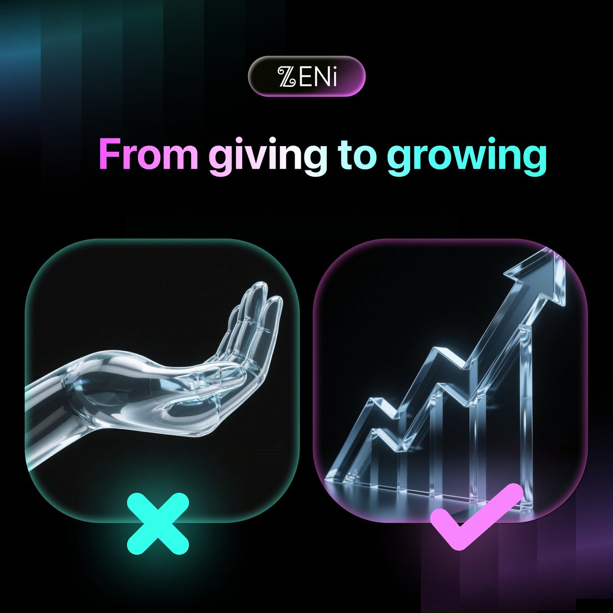Most airdrops vanish into dead wallets.
#ZENi turns them into a user growth loop.

🎯 Filtered by behavior
✅ DID &amp; PoC verified
📊 Combine on-chain &amp; off-chain tasks
💡 Link rewards to real contribution

Reward those who actually help you grow — and stick around post-TGE.