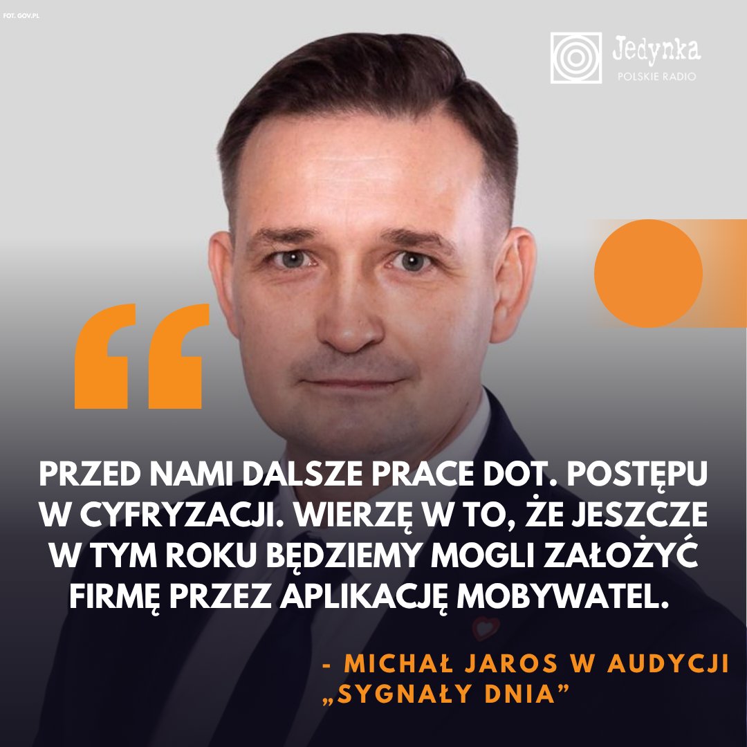 Jedynka – Program 1 Polskiego Radia (@radiowajedynka) on Twitter photo 🔸Gościem #SygnałyDnia u <a href="/grzegorzosiecki/">grzegorz osiecki</a> był <a href="/JarosMichal/">Michał Jaros</a> - <a href="/MRiTGOVPL/">Ministerstwo Rozwoju i Technologii</a> 🎙️
🔊Cała rozmowa do wysłuchania ➡️ youtube.com/watch?v=xK1KU5… 🔸Gościem #SygnałyDnia u <a href="/grzegorzosiecki/">grzegorz osiecki</a> był <a href="/JarosMichal/">Michał Jaros</a> - <a href="/MRiTGOVPL/">Ministerstwo Rozwoju i Technologii</a> 🎙️
🔊Cała rozmowa do wysłuchania ➡️ youtube.com/watch?v=xK1KU5…