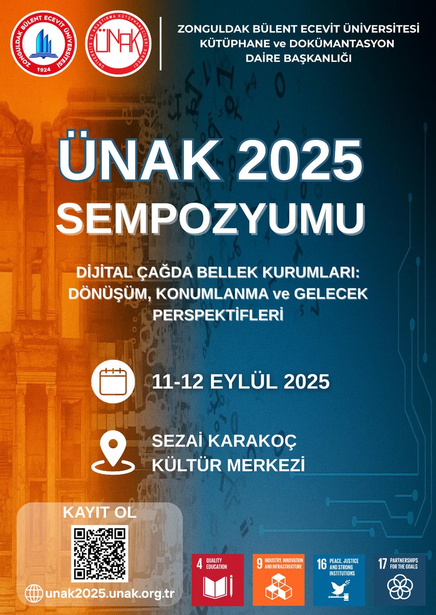 Zonguldak Bülent Ecevit Üniversitesi (@beunedutr) on Twitter photo 📢ÜNAK 2025 SEMPOZYUMU
🗓️Tarih: 11-12 Eylül 2025
📍Yer: Sezai Karakoç Kültür Merkezi
#BEUN <a href="/ihozolcer/">Prof. Dr. İsmail Hakkı ÖZÖLÇER 🇹🇷</a>
<a href="/unaksocial/">ÜNAK Kurumsal</a>
#İlkİlİlkÜniversite 🌟
#GelecekBuradaŞekillenir 🚀🔭 📢ÜNAK 2025 SEMPOZYUMU
🗓️Tarih: 11-12 Eylül 2025
📍Yer: Sezai Karakoç Kültür Merkezi
#BEUN <a href="/ihozolcer/">Prof. Dr. İsmail Hakkı ÖZÖLÇER 🇹🇷</a>
<a href="/unaksocial/">ÜNAK Kurumsal</a>
#İlkİlİlkÜniversite 🌟
#GelecekBuradaŞekillenir 🚀🔭