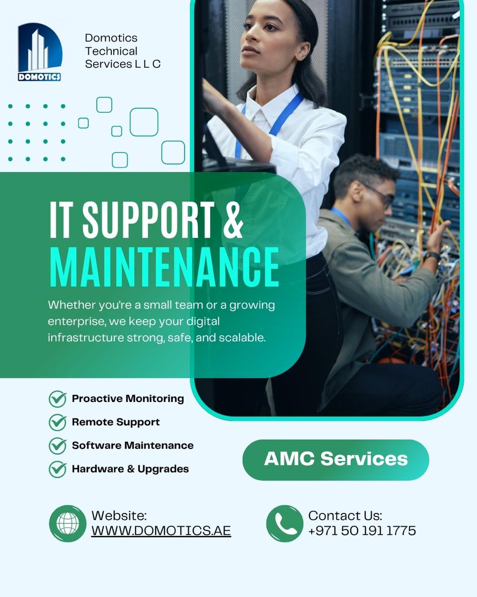 domoticsuae's tweet image. #domoticsuae #AMCSERVICE #ITSupport&amp;amp;MAINTAINANCE #OFFICEAUTOMATION