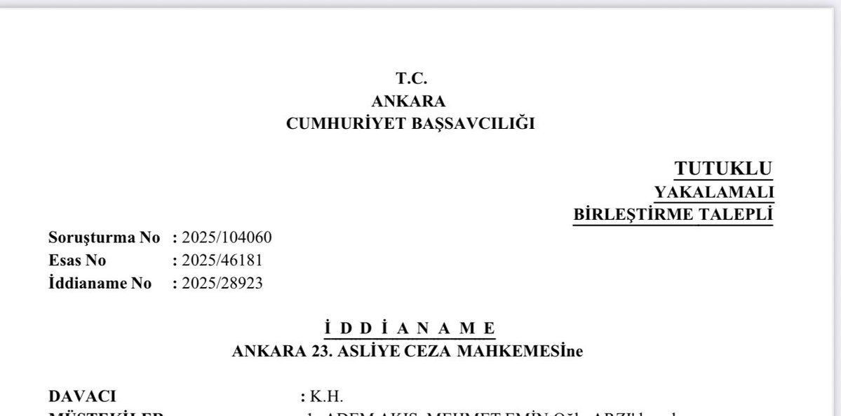 📌Sahte diplomayı sahte diploma iddiasıyla unutturma çabası …..

📌Aşağıdaki 65 sayfalık iddianameyi okudun mu? 
HAYIR….

📌Şüpheli 220 kişiden kimsenin hiçbir akademik kadroda olmadığından haberdar mısın? 

📌HAYIR…

📌İddianameye göre ortada 
57 sahte üniversite diploması. 4