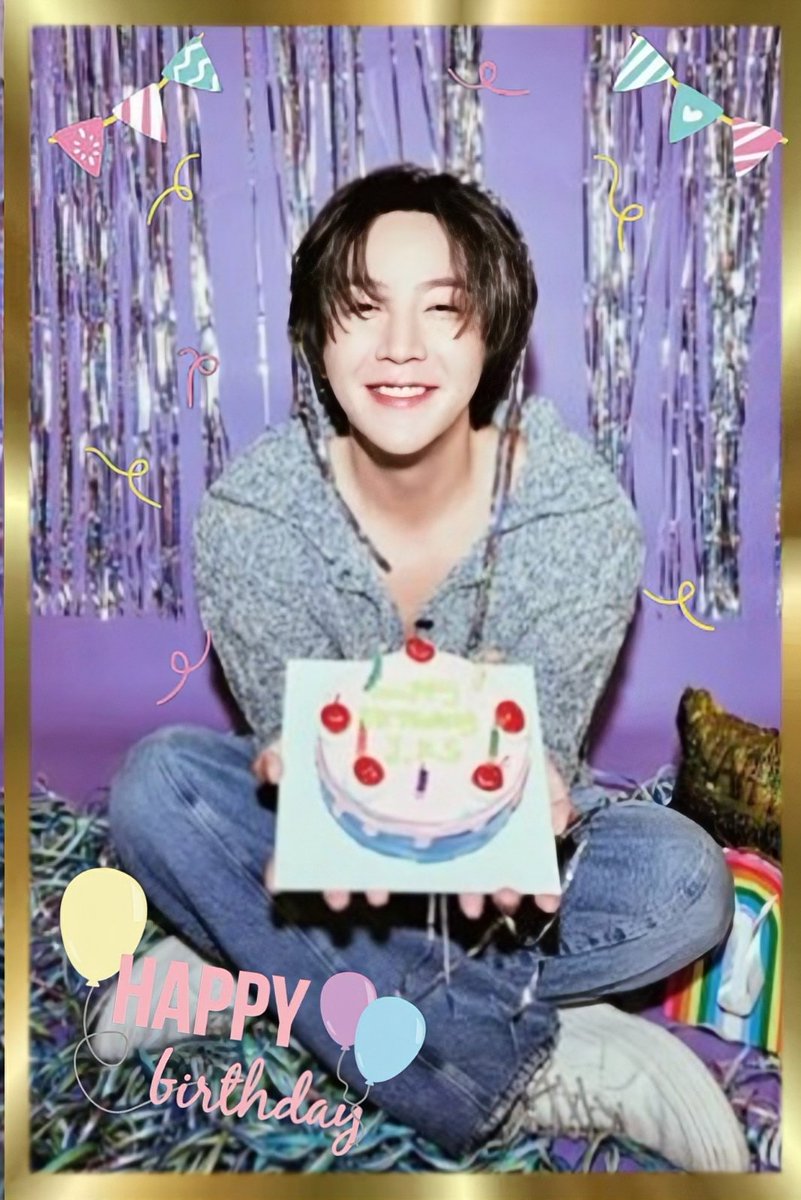 ✩HAPPY BARTHDAY✩
おめめがなくなっちゃうくらいの笑顔☺️大好き🩷これからも楽しい時間を一緒にすごいたいなぁ

#グンちゃんお誕生日おめでとう_2025
#HappyBirthdayJKS_2025
#HAPPY_JKS_DAY
#チャングンソク
#장근석 
#JangKeunSuk