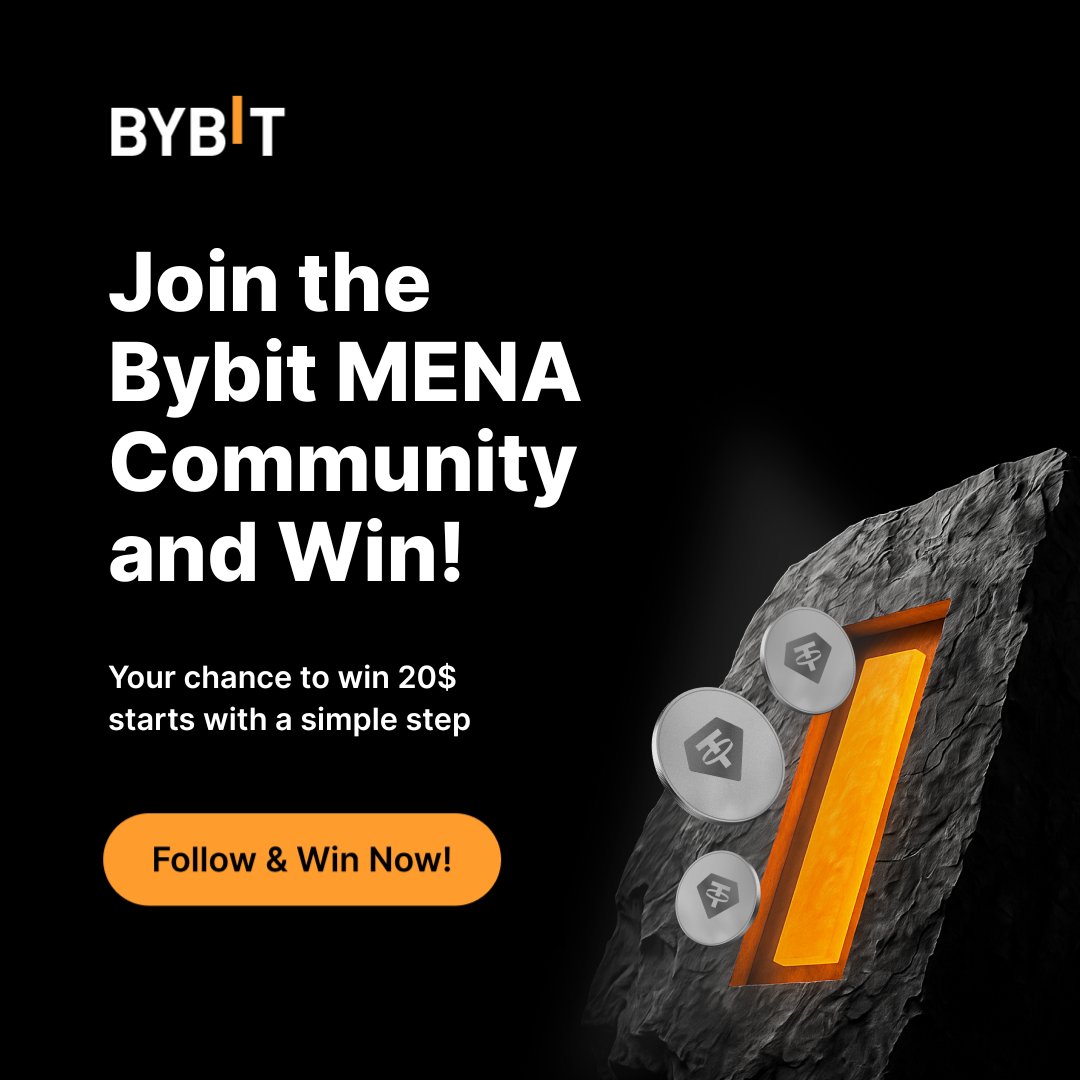 Feeling lucky? 👀 We're giving 10 people the chance to win $20 worth of a hot token each! 🔥

Ready to win? It's simple: 

✅ Follow Bybit MENA: x.com/BybitArabic
✅ Like this post
✅ Tag 2 friends who need to get in on this!

The clock is ticking! ⏳ We'll announce the