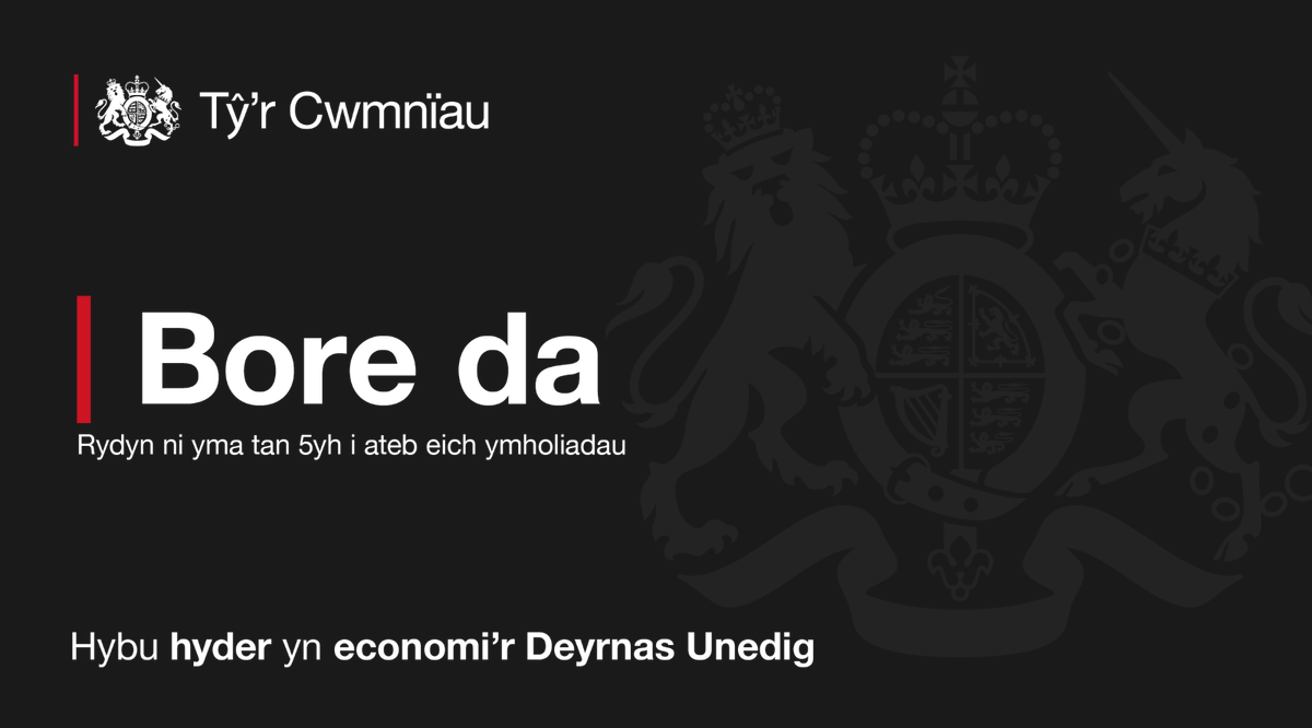 👋 Bore da, rydyn ni yma tan 5yh i ateb eich ymholiadau. 

Rydym yn croesawu cwestiynau yn Gymraeg.