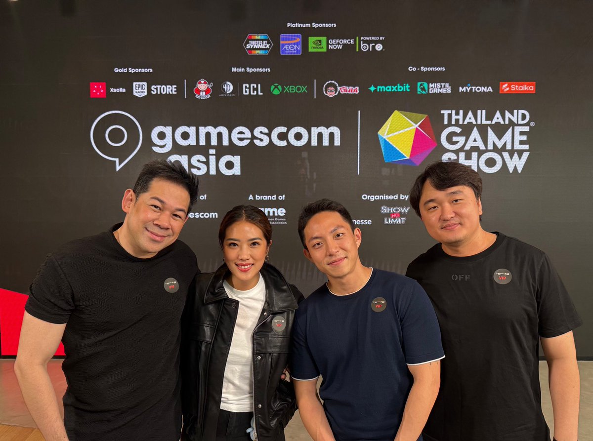 Pichapen | GATH3R (@pichapen) on Twitter photo .<a href="/gamescomasia/">gamescom asia x Thailand Game Show</a> press con 🇹🇭
Bangkok’s hosting the biggest gaming event in SEA this October.
See you there. .<a href="/gamescomasia/">gamescom asia x Thailand Game Show</a> press con 🇹🇭
Bangkok’s hosting the biggest gaming event in SEA this October.
See you there.