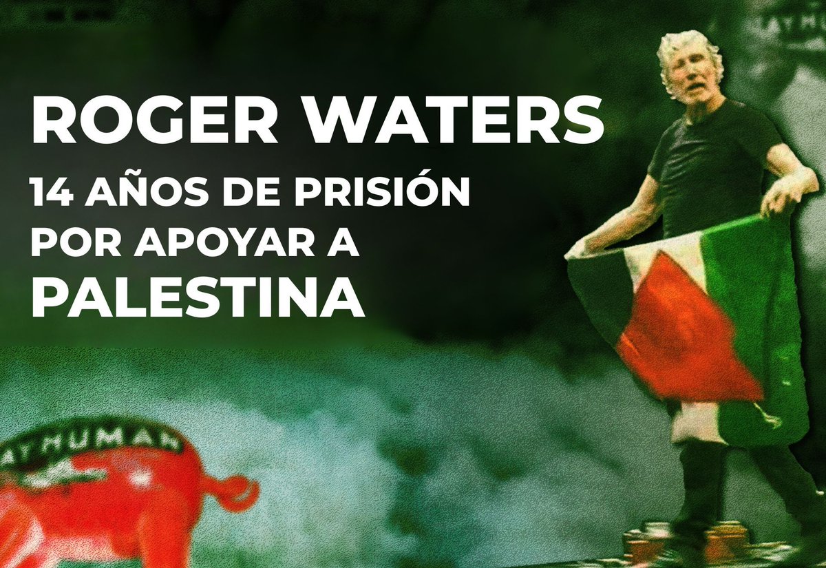 1️⃣ Roger Waters podría pasar 14 años en prisión. El Reino Unido acaba de demostrar que la libertad de expresión tiene fecha de caducidad cuando incomoda al poder. 

🧵