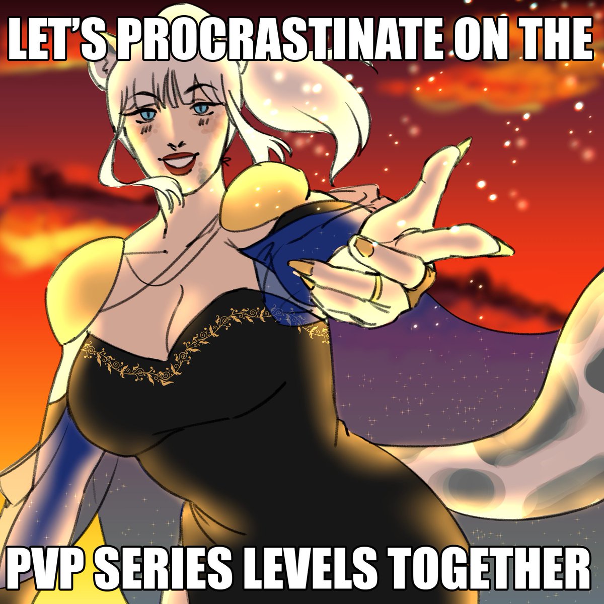 I had <a href="/marialagidyne/">maria 👉 bsky</a> recreate the "let's be in our mid-thirties meme" with my vtuber design just so I can write this every time I forget about FFXIV PVP until the last possible moment.

#CirceCircus