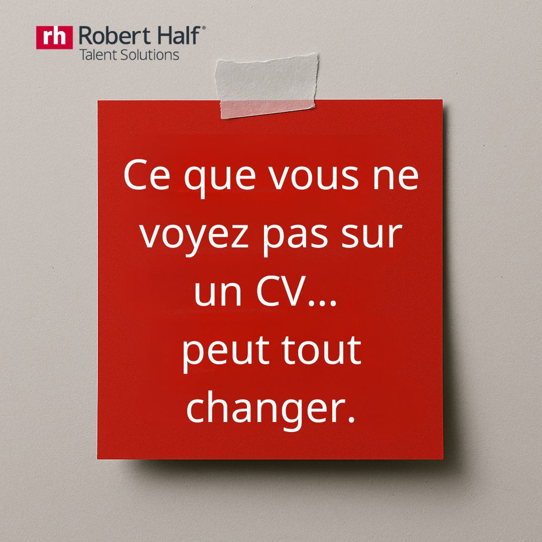 📄 | Un bon CV ne suffit plus. Ce sont les compétences qui font aujourd’hui toute la différence.
En finance, les entreprises recherchent bien plus que des diplômes ou une ligne prestigieuse sur un CV.

Parlons-en ensemble 👉 the.roberthalf.com/ugSkI