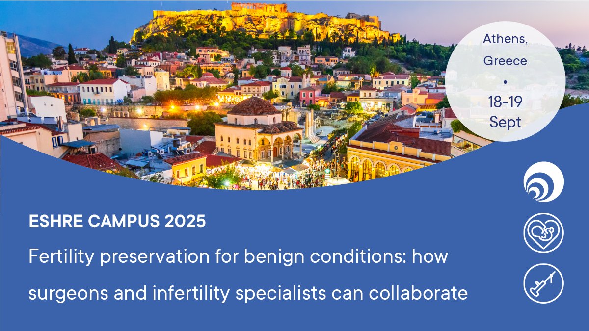 🧐 How can surgeons &amp; fertility experts preserve fertility in benign conditions like endometriosis?
Join our #CampusCourse to explore:
• Fertility-preserving strategies
• Multidisciplinary care
• Tissue freezing &amp; more
📈6 CME credits
🔗eshre.eu/Education/Cale…
#ESHRE