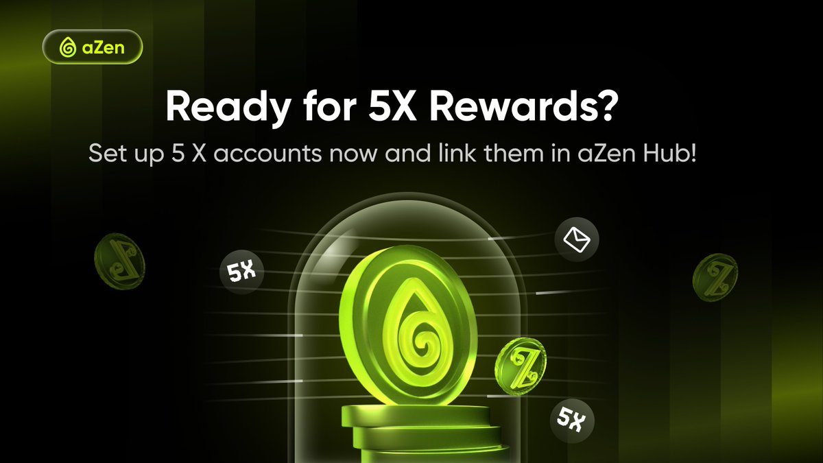 🚀 Multi-Account Mode Setup Starts Here!

Want to unlock 5X $ZEN rewards?
Follow these simple steps to get ready:

1️⃣ Prepare 5 emails (Gmail, Outlook, Yahoo…)
2️⃣ Register 5 X (Twitter) accounts &amp; finish basic setup
3️⃣ Log into all 5 accounts in your mobile browser
4️⃣ Log into