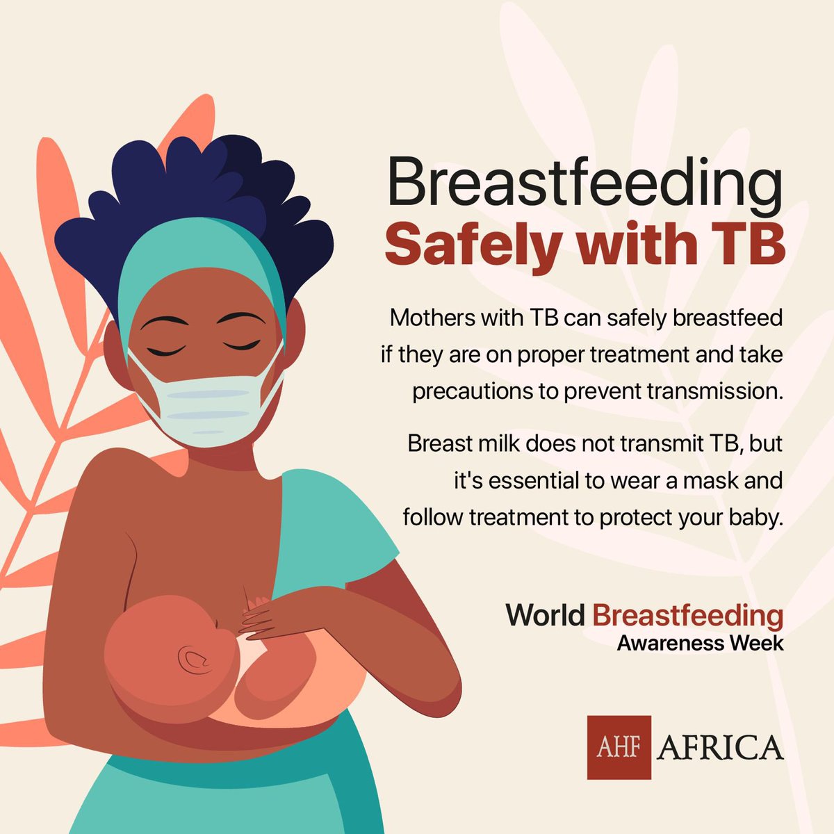 Breastfeeding saves lives.
As we mark #WorldBreastfeedingWeek, 
we stand with mothers especially those living with HIV by promoting safe, informed and supported breastfeeding practices.
Together, let’s protect and nourish every child. 
#MothersMatter 
#WeAreAHF