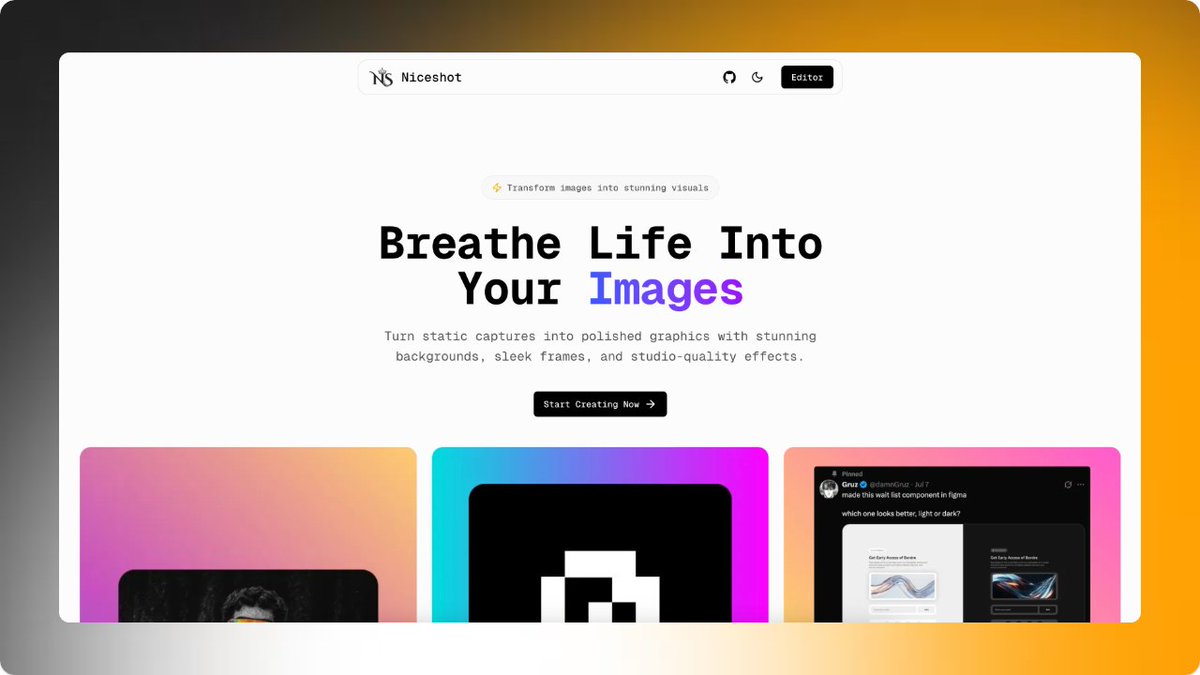 Launched Niceshot on Product Hunt!

show some support: producthunt.com/products/nices…

Share your honest feedback and win a 100% discount

Your thoughts mean a lot, whether it’s what you like, what’s missing, or what could be better.