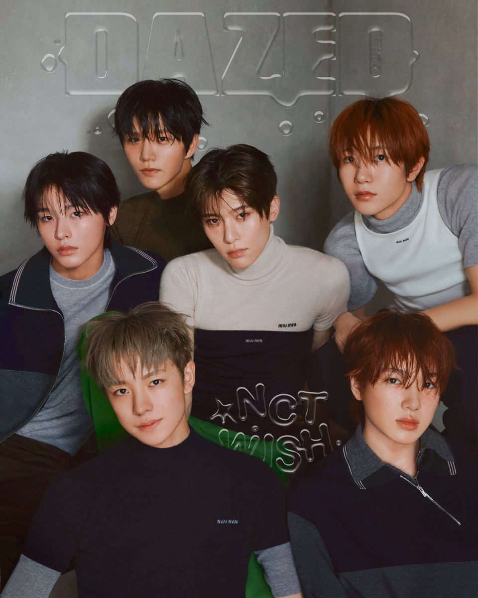 NCT WISH in Miu Miu Fall/Winter 2025 for Dazed Korea.​

Photographed by Hyea Won Kang.​
Editor: Choi Jiwoong.​
Stylist: Lee Jonghyun.​

#MiuMiuFW25​
#MiuMiuEditorials