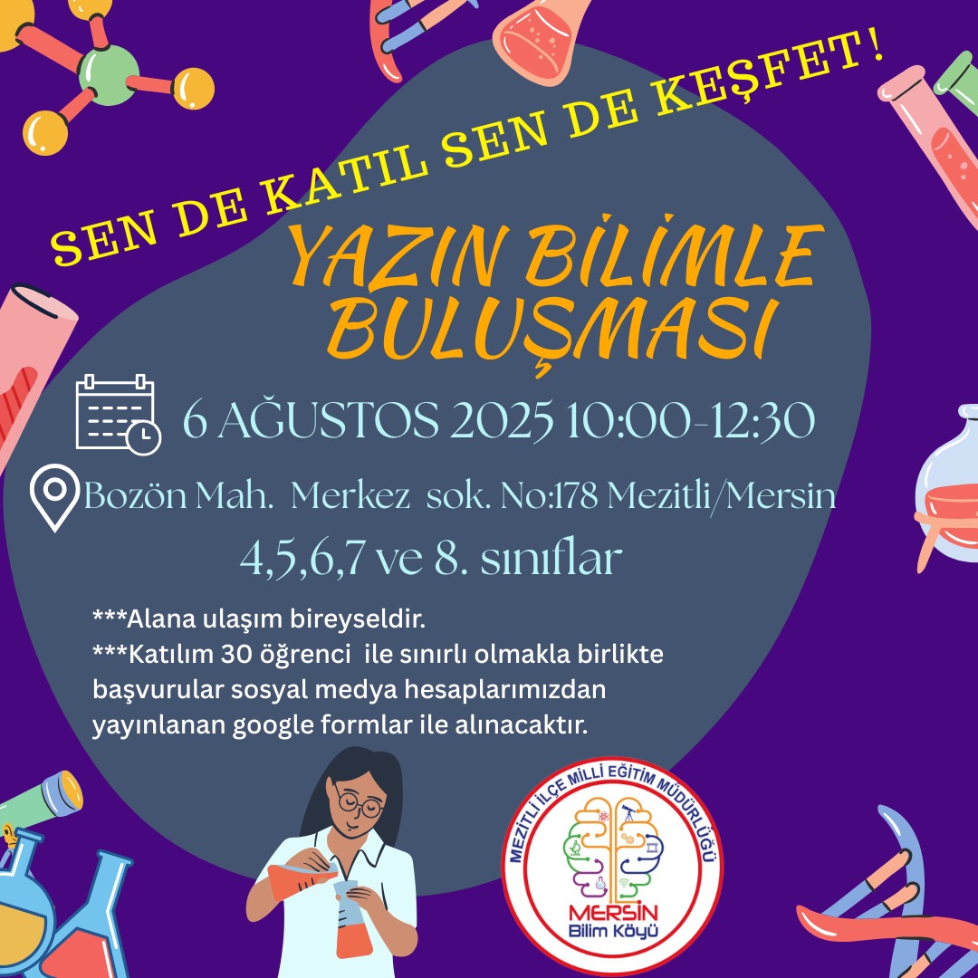 Mersin Bilim Köyü (@bilimkoyu) on Twitter photo Başvurunuzu paylaşılan linkten yapabilirsiniz 👉 forms.gle/dSr2ny96iZGRig… Başvuruda bulunacak öğrencilerin formda yapılan açıklamaları dikkate alması önemle rica olunur <a href="/tcmeb/">Millî Eğitim Bakanlığı</a> <a href="/MersinValiligi/">Mersin Valiliği</a> <a href="/MersinMEM/">Mersin İl Millî Eğitim Müdürlüğü</a> <a href="/MezitliMEM/">Mezitli MEM 🇹🇷</a> <a href="/fazilet_durmus/">Fazilet Öğretmen 🇹🇷</a> Başvurunuzu paylaşılan linkten yapabilirsiniz 👉 forms.gle/dSr2ny96iZGRig… Başvuruda bulunacak öğrencilerin formda yapılan açıklamaları dikkate alması önemle rica olunur <a href="/tcmeb/">Millî Eğitim Bakanlığı</a> <a href="/MersinValiligi/">Mersin Valiliği</a> <a href="/MersinMEM/">Mersin İl Millî Eğitim Müdürlüğü</a> <a href="/MezitliMEM/">Mezitli MEM 🇹🇷</a> <a href="/fazilet_durmus/">Fazilet Öğretmen 🇹🇷</a>