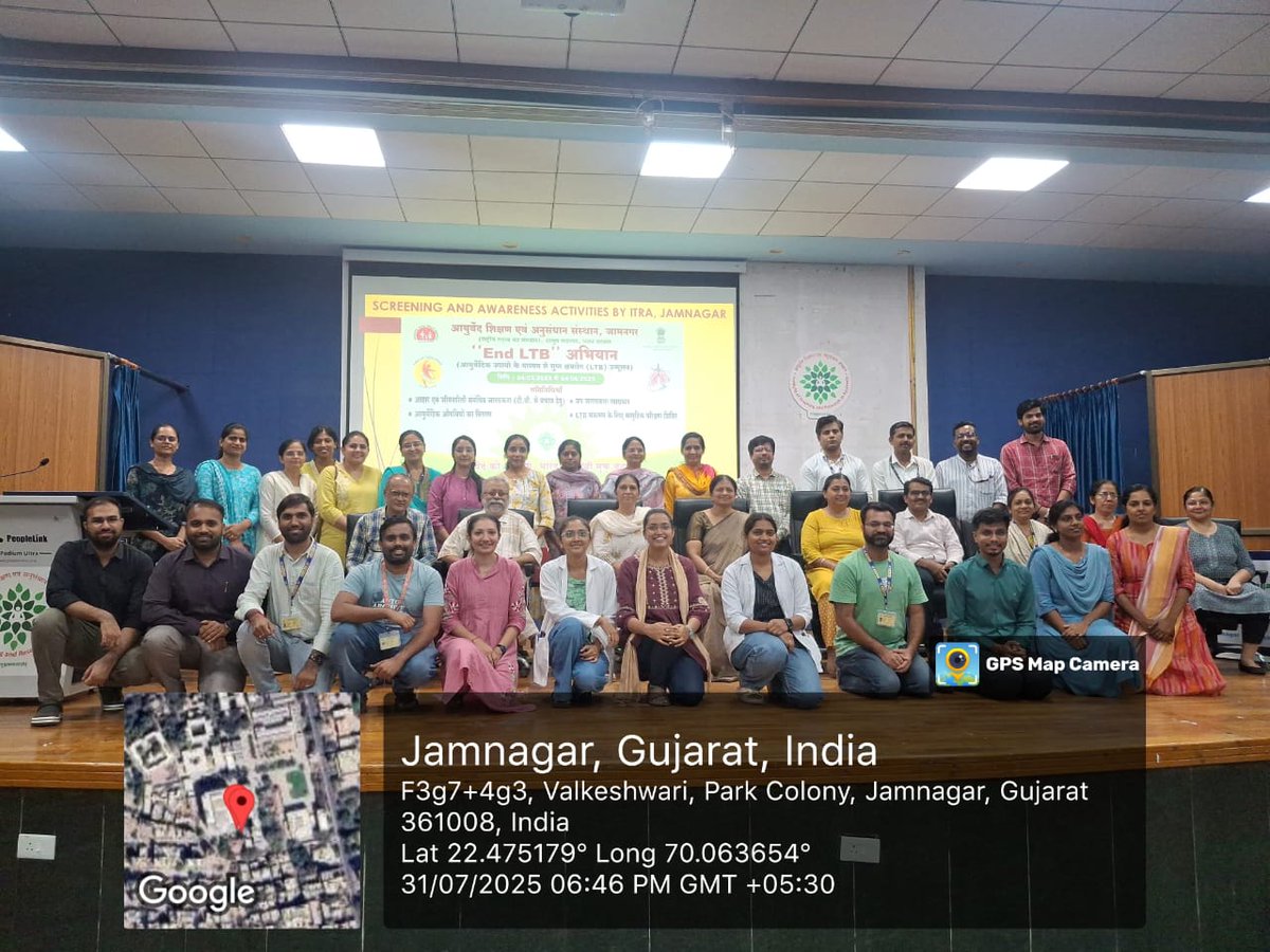 Nationwide "End LTB campaign" launched by All India Institute of Ayurveda (AIIA), New Delhi with the supported by Ministry of Ayush in the alignment with Prime Minister’s TB Mukta Bharat Abhiyan was successfully coordinated by the department of Kayachikitsa, ITRA, Jamnagar