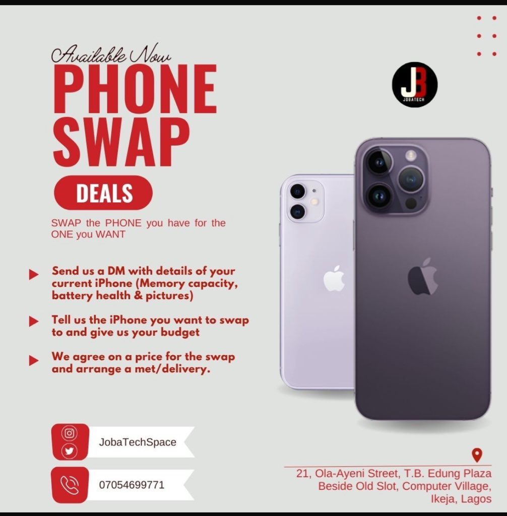 Shop the best deals this new week when you order for your premium used iPhone from our store.

As a brand, we are commited to giving you the best gadgets at the best price, I'n the best condition. That is what we have been doing, and that is what we will continue to do.

So shop