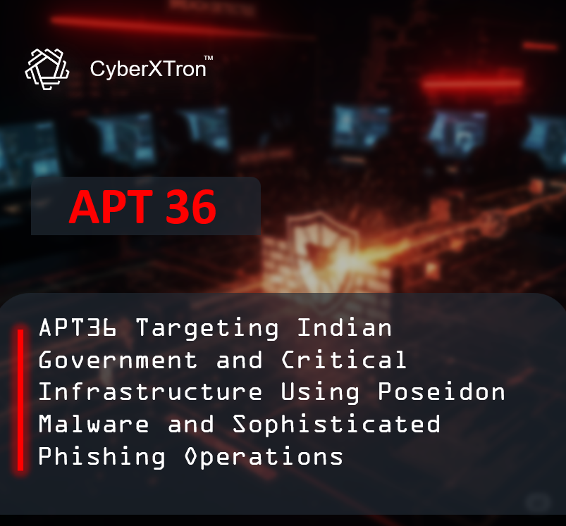 🚨Threat Campaign Alert: APT36 Targeting Indian Government and Critical Infrastructure Using Poseidon Malware and Sophisticated Phishing Operations🚨

Summary: APT36, a Pakistan-based threat group, has escalated attacks on Indian government entities, railways, and oil &amp; gas