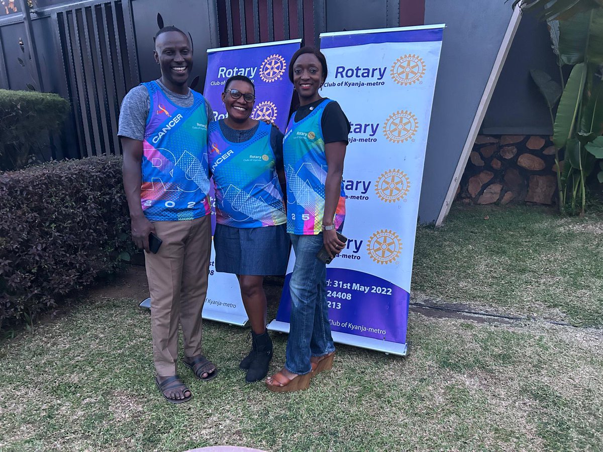 Friends  it start with us. Let us register and secure our participation in the run.
Many Cancers - One Race
Register and donate Now via 
register.rotaryugandacancer.org
donate.rotaryugandacancer.org
#CancerRunUg25
#RotaryEyamba