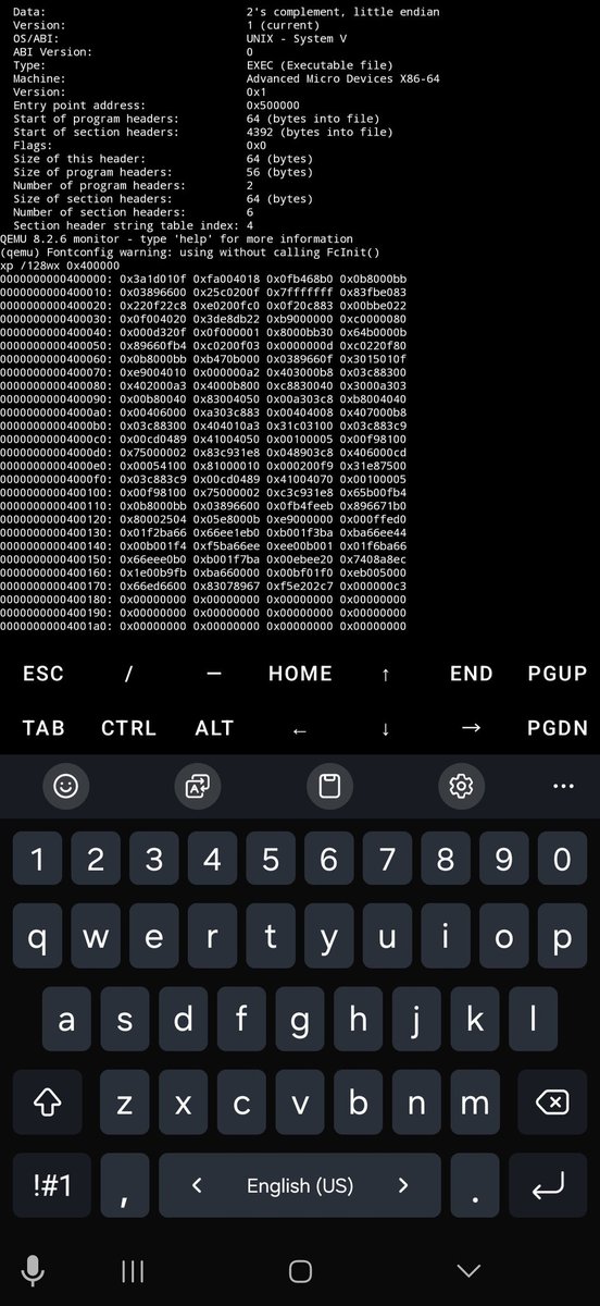 AR_official_25's tweet image. Another day in osdev... on a phone... in termux... yeah... 💀
#osdevelopment #termux #lowlevel #Baremetal #Programming