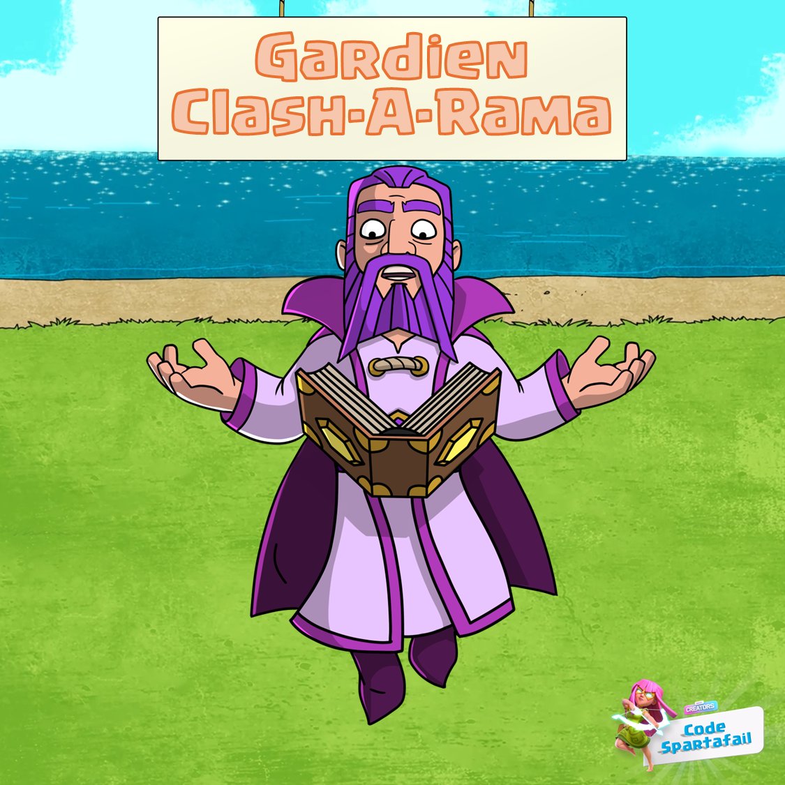 Après le Roi et la Reine place au Gardien Clash-A-Rama !

Si jamais vous vous laissez tenter n'hésitez pas à penser au code Spartafail :heart_hands:

Supercell Store : store.supercell.com/fr?boost=Spart…