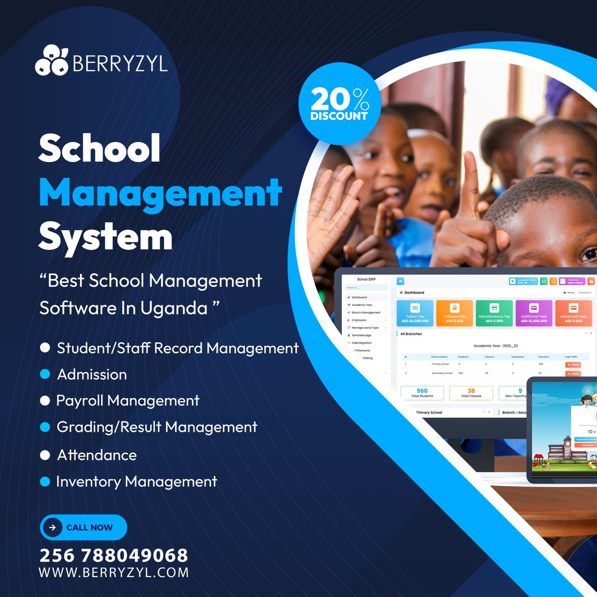 School Management System. Empowering school to manage their daily activities easily