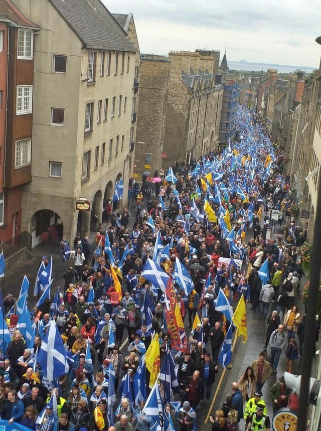 All Under One Banner (@auobnow) on Twitter photo ANNUAL MARCH AND RALLY FOR SCOTTISH INDEPENDENCE ๐ด๓ ง๓ ข๓ ณ๓ ฃ๓ ด๓ ฟ
EDINBURGH, SATURDAY 6TH SEPTEMBER
JOHNSTON TERRACE TO THE PARLIAMENT
LEAVING 12.30PM SHARP
ROUTE: JOHNSTON TERRACE, LAWNMARKET, HIGH STREET, CANONGATE, HORSE WYND, SCOTS PARLIAMENT
MARCH FOR INDEPENDENCE ๐ด๓ ง๓ ข๓ ณ๓ ฃ๓ ด๓ ฟ #AUOBEdinburgh ANNUAL MARCH AND RALLY FOR SCOTTISH INDEPENDENCE ๐ด๓ ง๓ ข๓ ณ๓ ฃ๓ ด๓ ฟ
EDINBURGH, SATURDAY 6TH SEPTEMBER
JOHNSTON TERRACE TO THE PARLIAMENT
LEAVING 12.30PM SHARP
ROUTE: JOHNSTON TERRACE, LAWNMARKET, HIGH STREET, CANONGATE, HORSE WYND, SCOTS PARLIAMENT
MARCH FOR INDEPENDENCE ๐ด๓ ง๓ ข๓ ณ๓ ฃ๓ ด๓ ฟ #AUOBEdinburgh