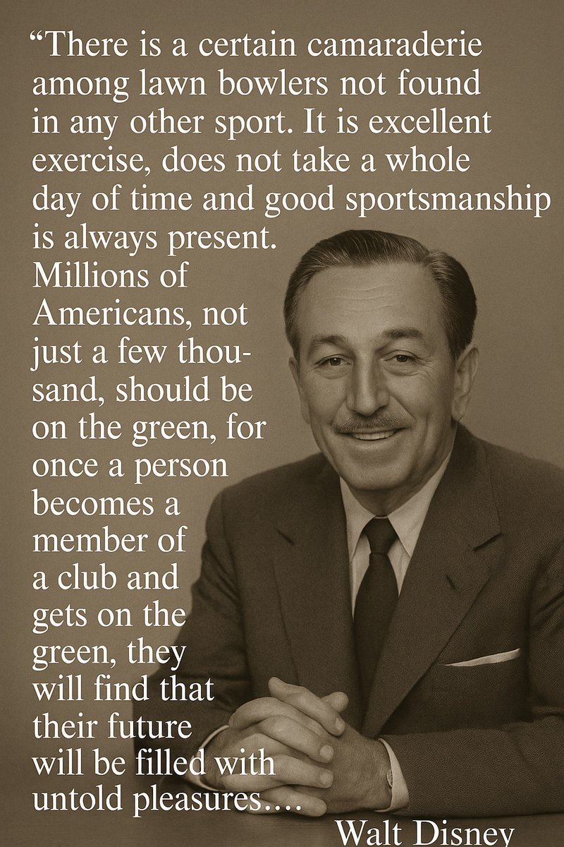 Did you know Walt Disney was a proud member of the Beverly Hills Lawn Bowling Club? He once reflected on the sport, sharing his appreciation. Lawn bowling, he believed, was more than just a game - it was a chance to connect, relax, and find inspiration in the simplest of moments.