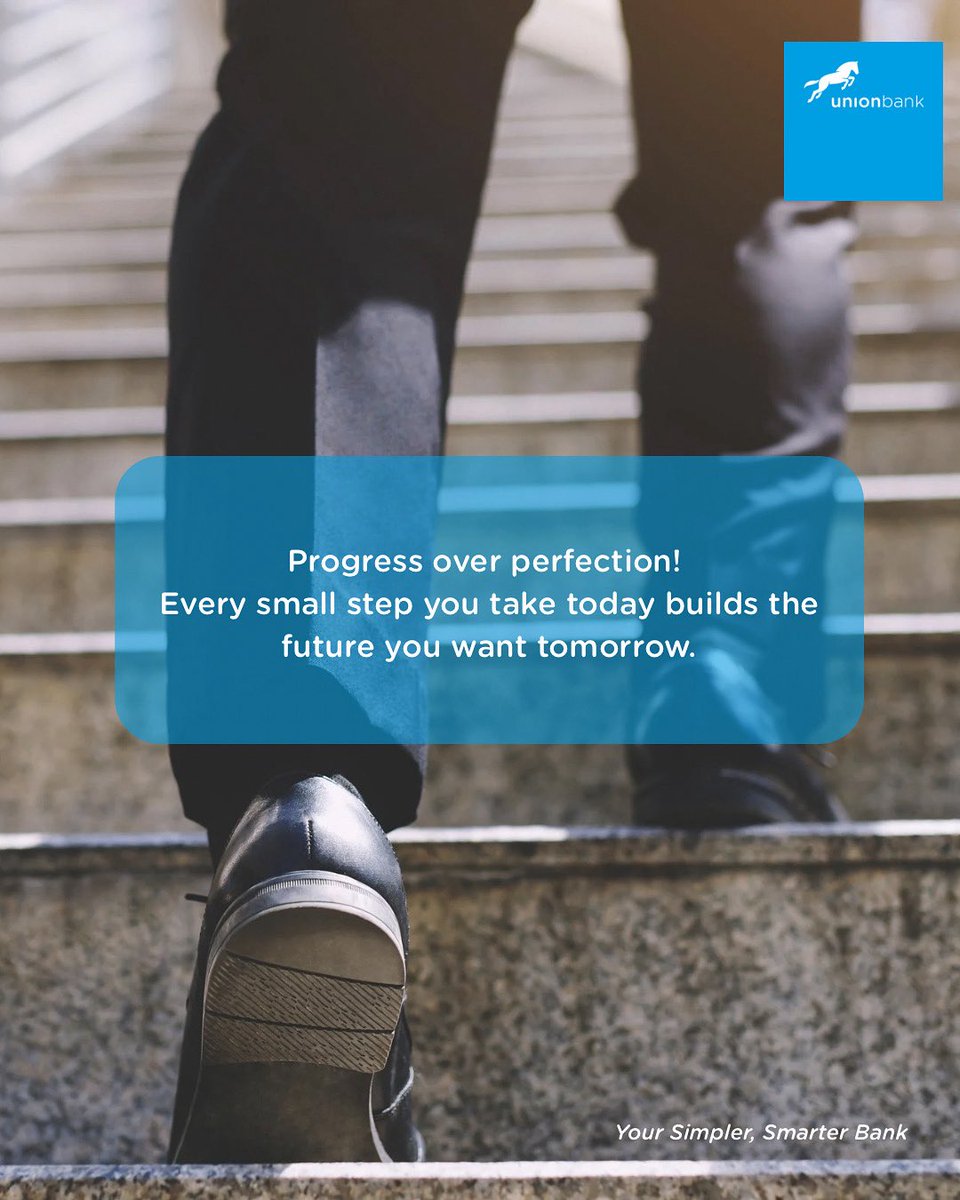 Make this week count, we are rooting for you! 

 #MondayMotivation #MondayMindset  #UnionBank #YourSimplerSmarterBank