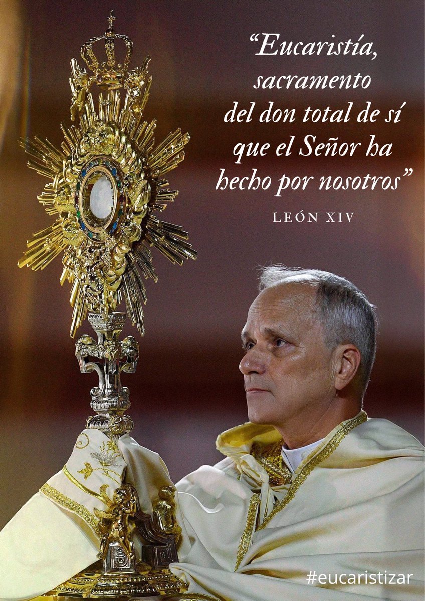 #eucaristizar Gracias <a href="/Pontifex_es/">Papa León XIV</a>