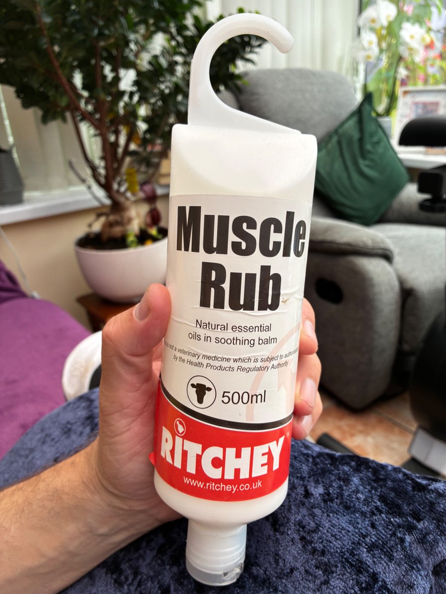 Mammy O’Hara has a bad shoulder and got a prescription for cream for it. She told a neighbour who said she has something even better that she gets off her brother. So Mam has been using this for days &amp; swears by it. Yeah, it’s cattle cream. The brother is a farmer. #IrishMammies