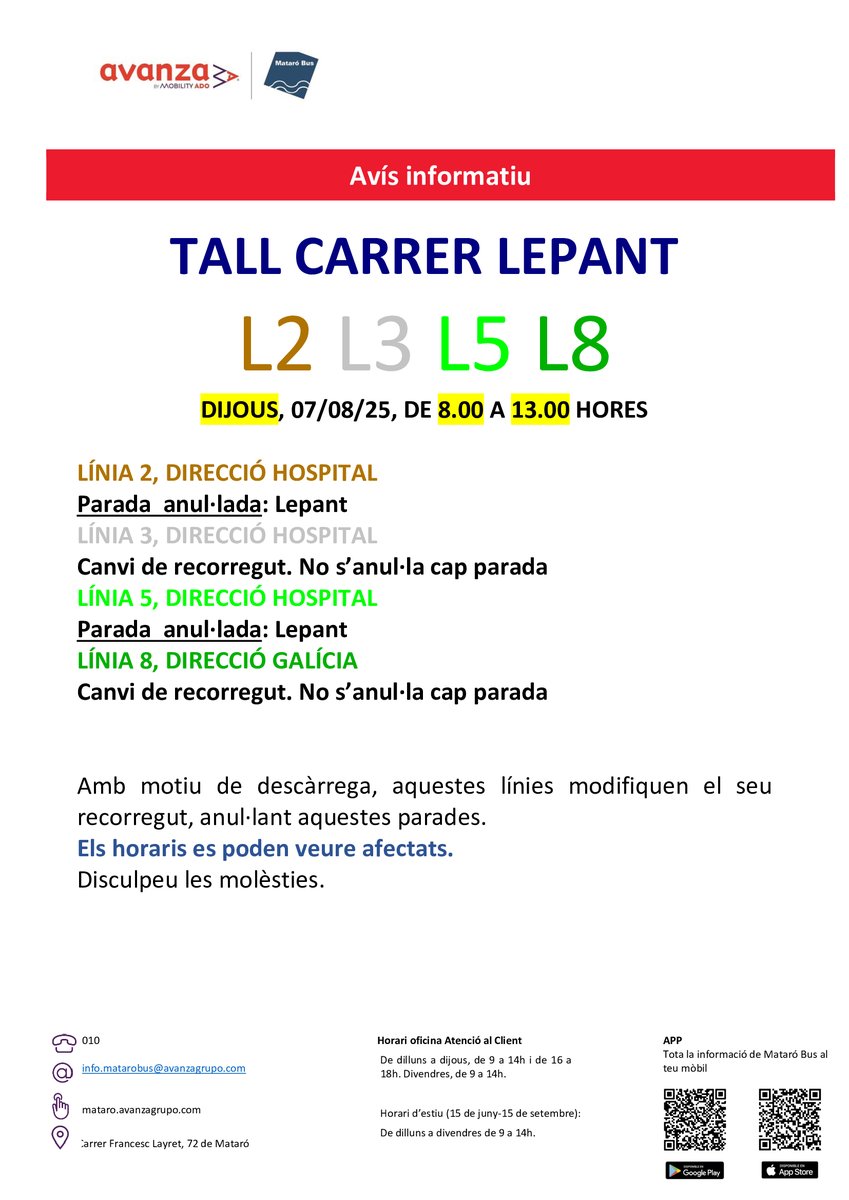 Transport urbà de Mataró | Mataró Bus (@mataro_bus) on Twitter photo 