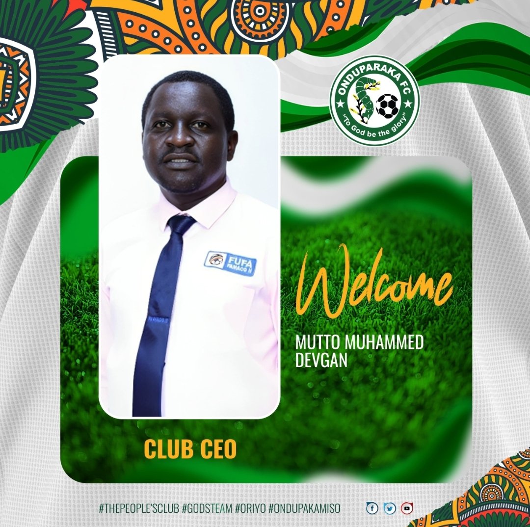 Ajai (@phillipajai) on Twitter photo My heart believes that this season is gonna be the season to bounce back to the league.
Devgan is blessed with connections, loves the game, and his simplicity at life makes him very suitable for this role.
Mr. C.E.O. make this opportunity count! <a href="/OnduparakaFC1/">Onduparaka FC</a> My heart believes that this season is gonna be the season to bounce back to the league.
Devgan is blessed with connections, loves the game, and his simplicity at life makes him very suitable for this role.
Mr. C.E.O. make this opportunity count! <a href="/OnduparakaFC1/">Onduparaka FC</a>