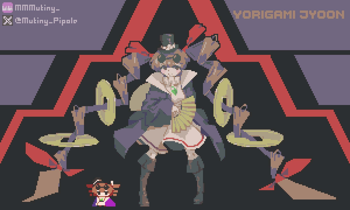 Mutiny_Pipole's tweet photo. 爽

#よりがみじょおん #東方Projectㅤㅤㅤㅤ  #依神女苑
＃像素 #pixelart #ドット絵 https://t.co/opqQ5CcMG8