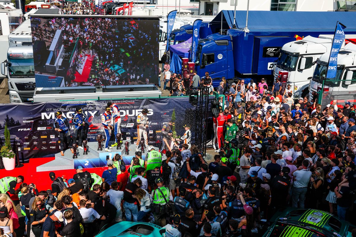 Fewkes Sport Management (@fewkessport) on Twitter photo GOLD CUP WINNERS 🏆
Brilliant performance by Gilles Magnus, Paul Evrard and <a href="/SaintelocRacing/">SaintéLoc Racing</a> in the <a href="/GTWorldChEu/">GT World Challenge Europe Powered by AWS</a> Sprint Cup at Magny-Cours!
P2 in race one was followed up by a flawless Gold Cup victory in race two.
#FewkesSport GOLD CUP WINNERS 🏆
Brilliant performance by Gilles Magnus, Paul Evrard and <a href="/SaintelocRacing/">SaintéLoc Racing</a> in the <a href="/GTWorldChEu/">GT World Challenge Europe Powered by AWS</a> Sprint Cup at Magny-Cours!
P2 in race one was followed up by a flawless Gold Cup victory in race two.
#FewkesSport