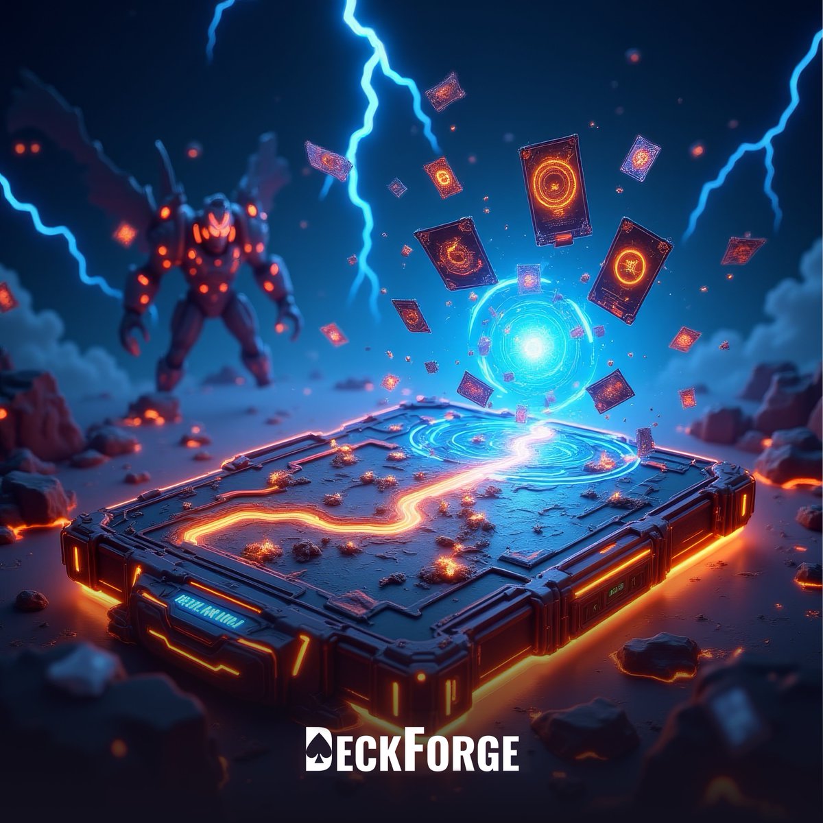 deckforge_labs's tweet image. From the Forge #12: 🔨 | The Forge Just Got Hotter
A new patch is live – and it brings major upgrades to your DeckForge experience.

Here’s what’s new in the world of runs, rewards &amp;amp; bosses:

Run Info Popup &amp;amp; New Indications
You can now tap the [ ! ] button during your Run to…