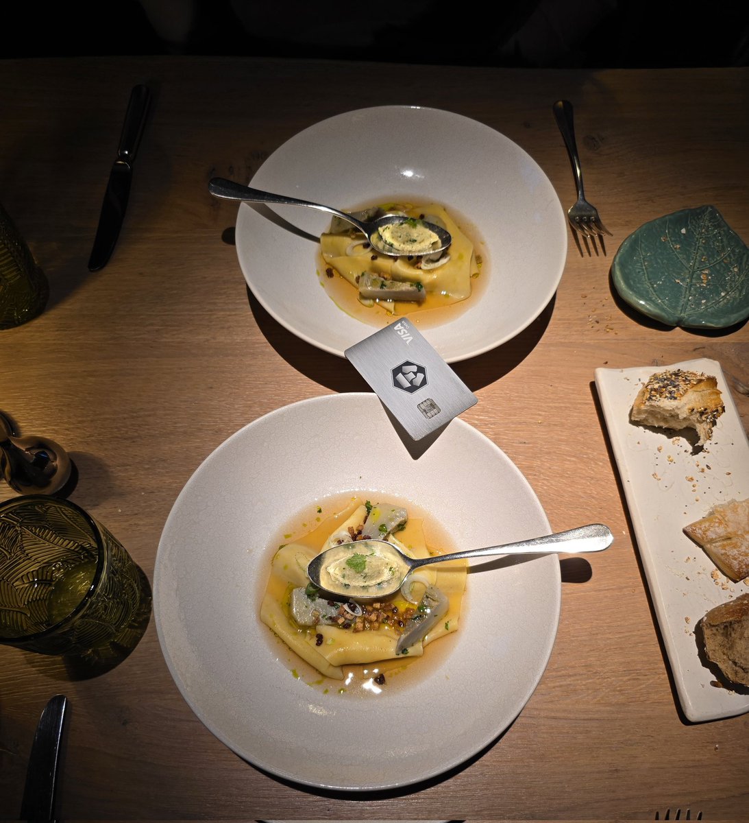 CroShouf.cro (@croshouf) on Twitter photo GM Crofam 💖
Let's start this new week with seared foie gras, smoked duck breast, raw & cooked artichoke, finished with a consommé of burnt leaves 😇🤤
Rewarded in $CRO while enjoying every bite. Thanks <a href="/cryptocom/">Crypto.com</a> card 🔥🍽️💳
Have a nice monday 💪😘
#cryptoirl GM Crofam 💖
Let's start this new week with seared foie gras, smoked duck breast, raw & cooked artichoke, finished with a consommé of burnt leaves 😇🤤
Rewarded in $CRO while enjoying every bite. Thanks <a href="/cryptocom/">Crypto.com</a> card 🔥🍽️💳
Have a nice monday 💪😘
#cryptoirl