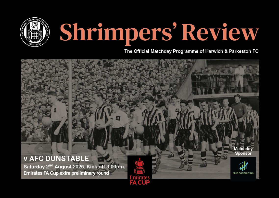 Harwich & Parkeston FC History (@hpfchistory) on Twitter photo If you've not read it yet, Saturday's <a href="/OfficialHarwich/">Harwich and Parkeston FC</a> programme is now online, featuring a couple of our pieces - one on the club's #FACup history and the other a look back at the 1976/77 season which saw the Shrimpers reach the 1st-round proper!
harwichandparkeston.com/d/documents.ht… If you've not read it yet, Saturday's <a href="/OfficialHarwich/">Harwich and Parkeston FC</a> programme is now online, featuring a couple of our pieces - one on the club's #FACup history and the other a look back at the 1976/77 season which saw the Shrimpers reach the 1st-round proper!
harwichandparkeston.com/d/documents.ht…