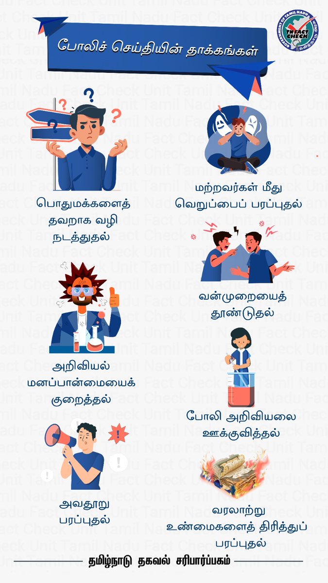 போலிச் செய்தியின் தாக்கங்கள்

#TNFactcheck #TNFCU #Fakenews