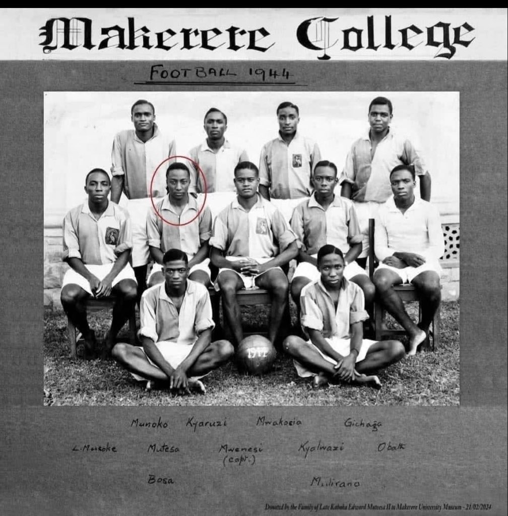 Tribe 56 (@56tribe) on Twitter photo The family of the late Sir Fredrick Edward Kabaka Mutesa II King of Buganda and Uganda’s first President gifted <a href="/Makerere/">Makerere University</a> a collection of his rare historical photographs.
Among them is a striking 1944 image of Mutesa as a young student, posing with the Makerere College football The family of the late Sir Fredrick Edward Kabaka Mutesa II King of Buganda and Uganda’s first President gifted <a href="/Makerere/">Makerere University</a> a collection of his rare historical photographs.
Among them is a striking 1944 image of Mutesa as a young student, posing with the Makerere College football