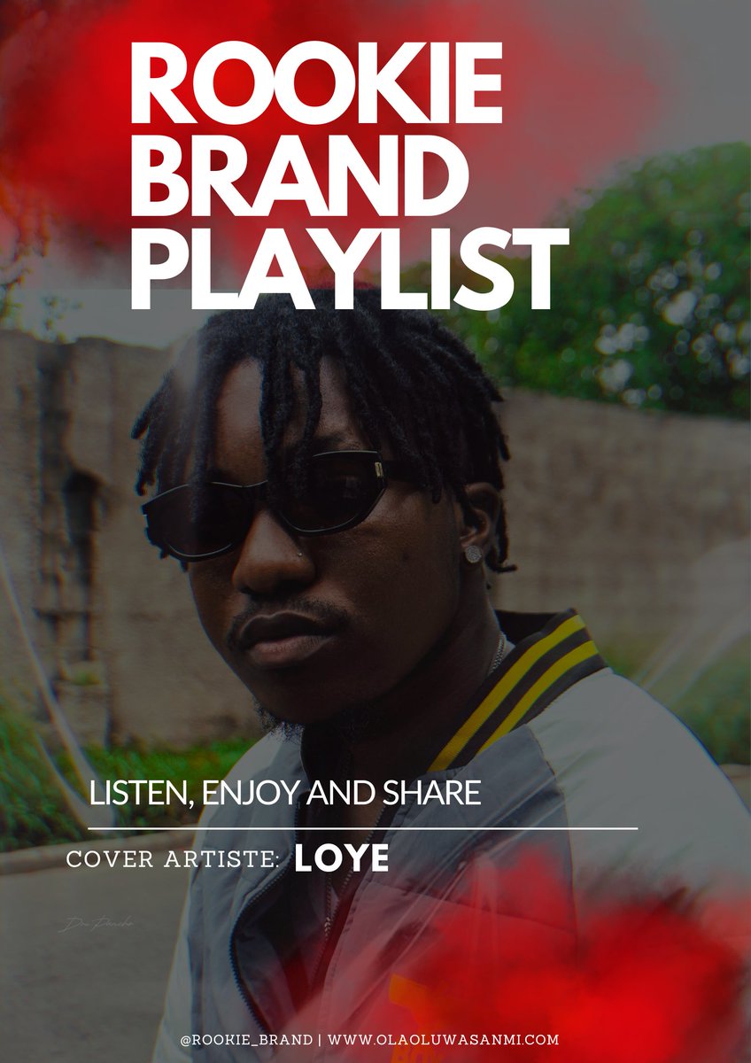 Olá Oluwasanmi Brand Consultancy (@olaoluwasanmi) on Twitter photo ROOKIE BRAND PLAYLIST
<a href="/olufemijr_/">ÓMÀSHE REMIX OUT NOW</a> - Focus
@OnlyLoye - Lef and Right
@iam_Boyliam_ - Gloria
@Tiimie_official - Eternity
@Lussh_szn - I am
<a href="/iam_boyliam_/">FALILA’s MAN</a> - Parte
@iam_cheemar - Money
@jmbtherapper - TMS
<a href="/sheishxppier/">Hxppier</a> - Aller
Link:👇
open.spotify.com/playlist/5I6L7… ROOKIE BRAND PLAYLIST
<a href="/olufemijr_/">ÓMÀSHE REMIX OUT NOW</a> - Focus
@OnlyLoye - Lef and Right
@iam_Boyliam_ - Gloria
@Tiimie_official - Eternity
@Lussh_szn - I am
<a href="/iam_boyliam_/">FALILA’s MAN</a> - Parte
@iam_cheemar - Money
@jmbtherapper - TMS
<a href="/sheishxppier/">Hxppier</a> - Aller
Link:👇
open.spotify.com/playlist/5I6L7…