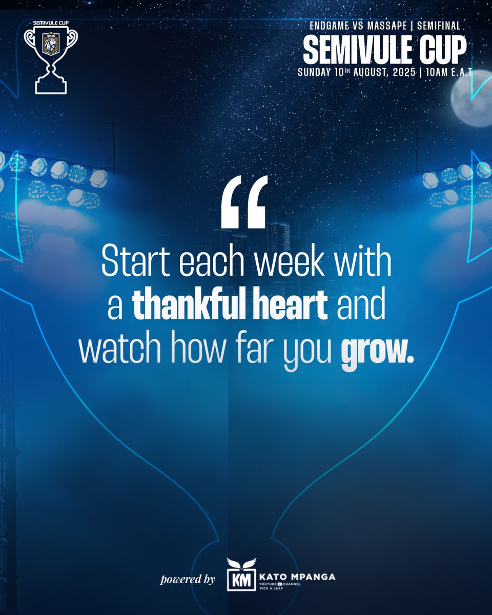 Your mindset sets your momentum. Gratitude is your starting gear.  

Thank God it's #TBL8Finale week🔥 
#TBL8 #TheEndgame #StrongerTogether