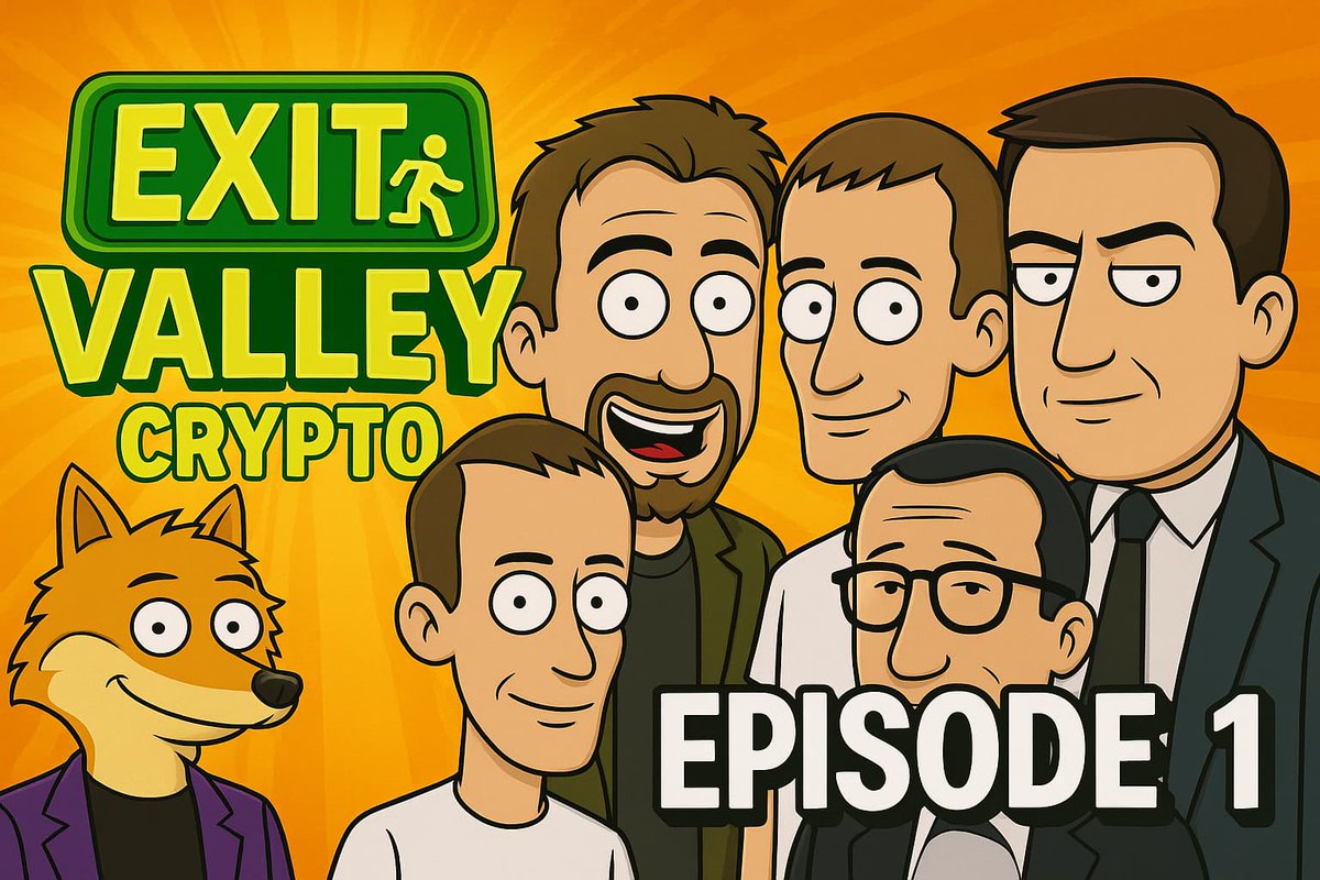 🚨 Episode 1 of Exit Valley Crypto drops soon! 🤯🍿

youtu.be/rH80shM2f5s

Please don’t sue us, <a href="/cz_binance/">CZ 🔶 BNB</a>, <a href="/VitalikButerin/">vitalik.eth</a>, <a href="/CsTominaga/">S Tominaga</a>  <a href="/BillyM2k/">Shibetoshi Nakamoto</a>,  <a href="/Michea1say1or/">MichealSaylor⚡️</a>  or the estate of JohnMcAfee.
We’re doing this for Bitcoin. Probably. 

Make Crypto fun again! 🎬🎞️🥳
