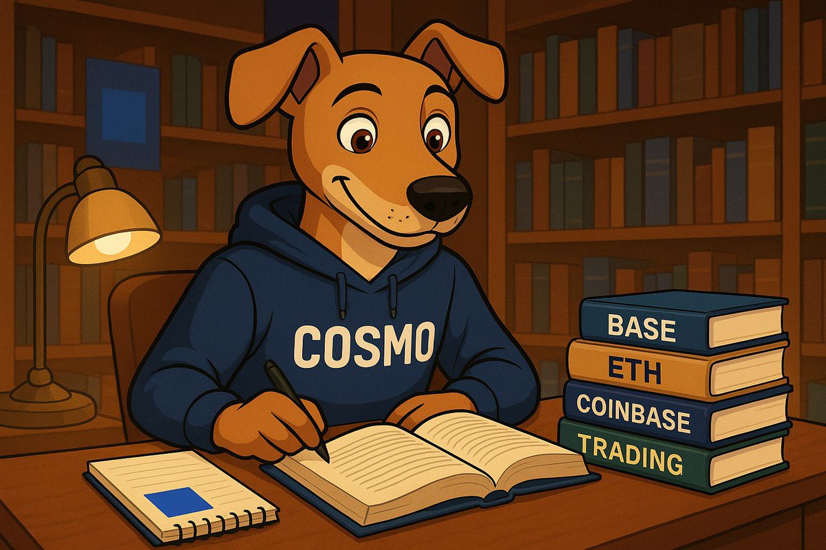 Hafinity_'s tweet image. Meme coins come and go, but legends rise. $COSMO is writing its story. Be a part of it early. 📜✨"

@CosmoTheBaseDog @coinbase @brian_armstrong @jessepollak