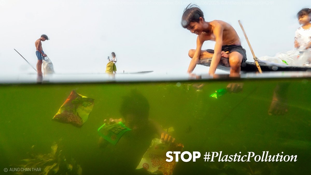 Ahead of crucial global talks on #PlasticsTreaty, I urge govts to unite &amp; ensure human rights are front &amp; centre in the negotiations

We urgently need measures to protect people &amp; our planet throughout the plastics lifecycle—from extraction to disposal #EndPlasticPollution #INC52