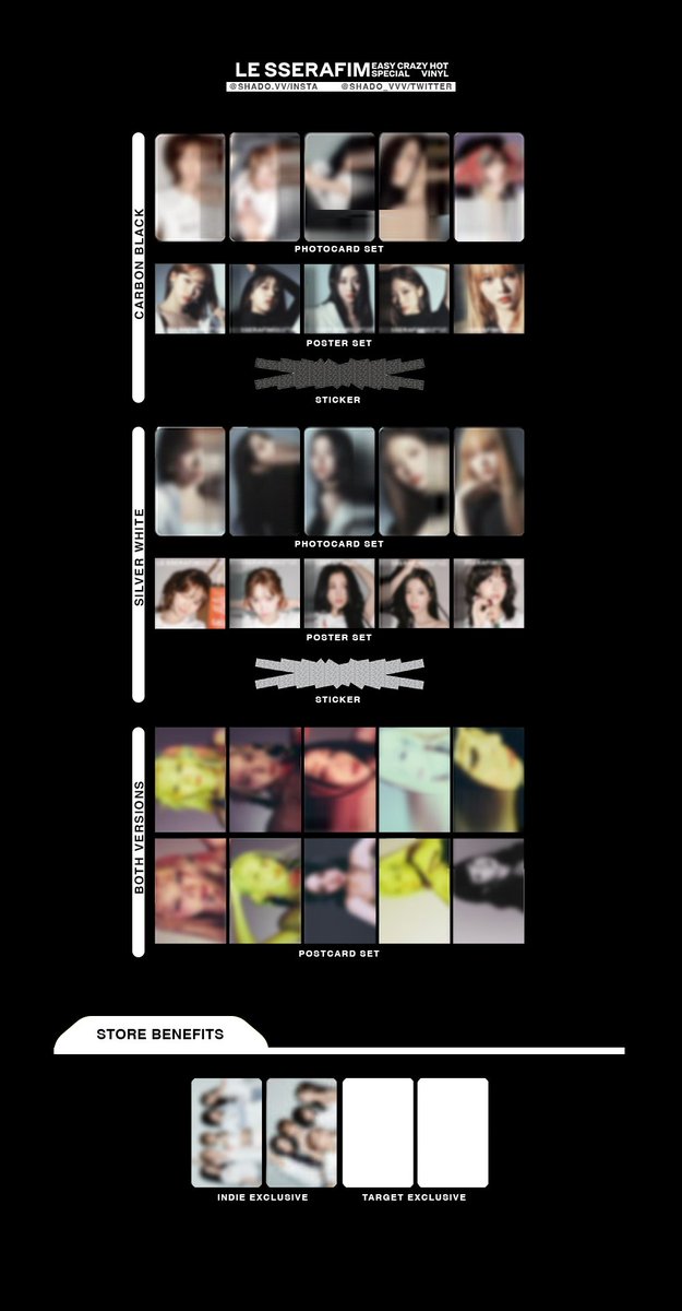専用ページです LE SSERAFIM - Easy, Crazy, Hot special vinyl - OT5 templates