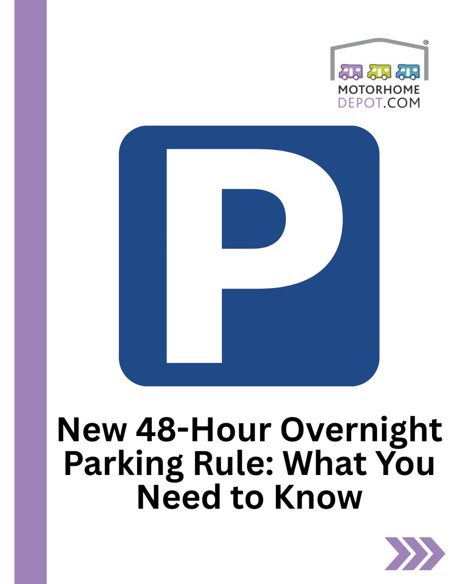 MotorhomeDepot's tweet image. Feeling confused about the new 48-hour overnight parking rule? We've tried to break it down for you, but always check local restrictions and park responsibly

#Motorhome #motorhomelife #motorhomeadventures #motorhometravel #motorhomeliving #motorhomelifestyle #MotorhomesForSale