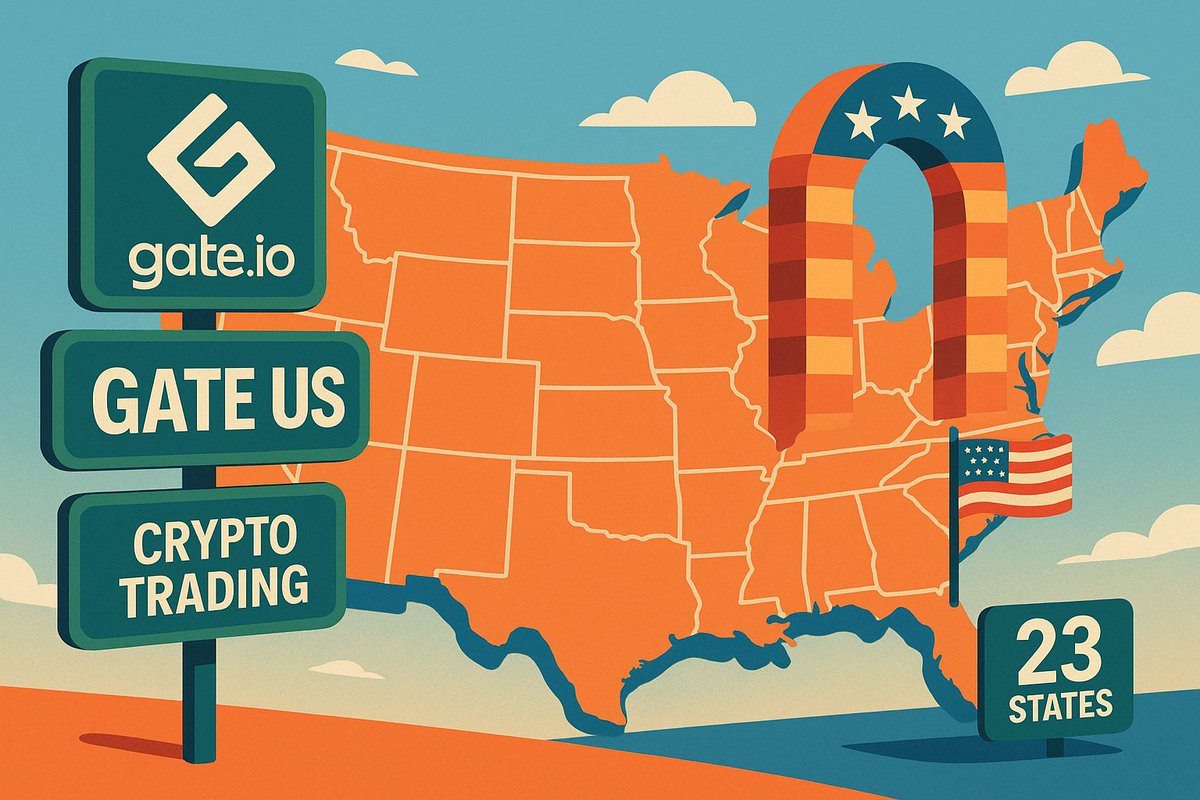 📡 Gate Group launches Gate US crypto trading in 23 U.S. states  @GateUS_Official, backed by Gate Group, has officially rolled out spot  crypto trading to customers across 23 states. #GateUS #GateGroup #crypto  #USlaunch